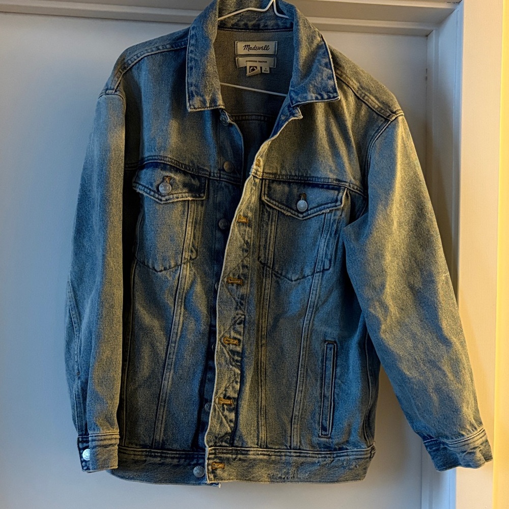 Madewell “oversized trucker” Denim Jacket